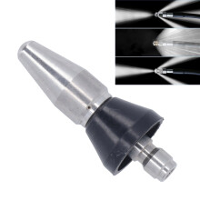 Ugello turbo in acciaio inossidabile da 5000PSI per lavaratrice ad alta pressione, filettatura NPT da 1/4 pollice