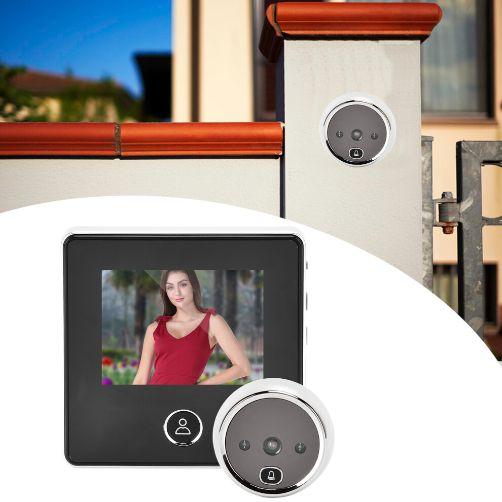 2.8In 0.3Mp Digital Door Peephole Viewer Night Vision, 90 Wide Angle 4371376681442