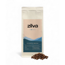 Zilva Ethiopia Mocha Coffee Beans - Light Roast - 1Kg - Roasted in UK