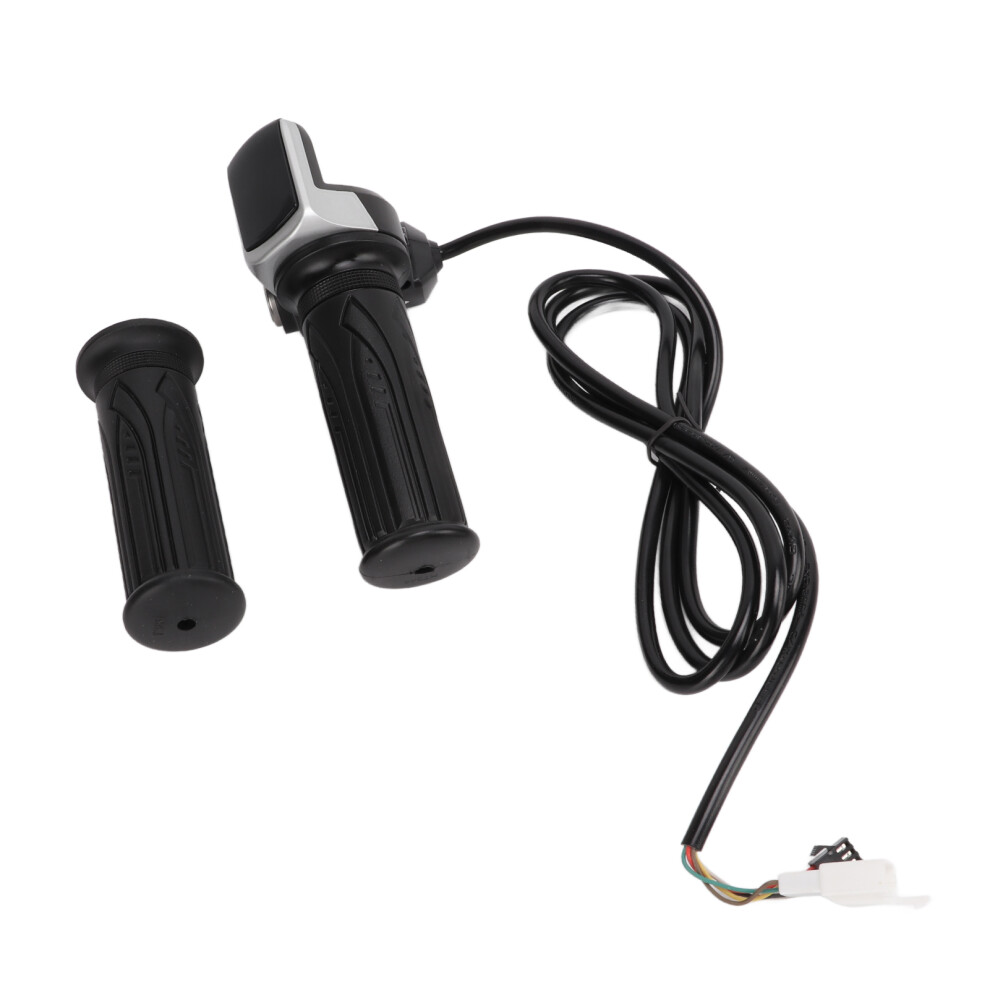 Led Display Electric Bike Throttle Handlebar 24V Rubber Grip With Battery Indicator 4401376683273