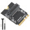 Διεπαφές PCIe: Προσαρμογέας M.2, Υποστήριξη NVME SSD, Ακριβής ευθυγράμμιση ακίδων για 1