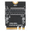Διεπαφές PCIe: Προσαρμογέας M.2, Υποστήριξη NVME SSD, Ακριβής ευθυγράμμιση ακίδων για 2
