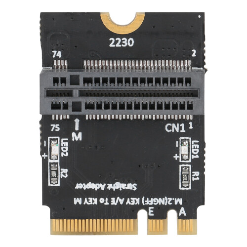 Διεπαφές PCIe: Προσαρμογέας M.2, Υποστήριξη NVME SSD, Ακριβής ευθυγράμμιση ακίδων για 1