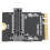Διεπαφές PCIe: Προσαρμογέας M.2, Υποστήριξη NVME SSD, Ακριβής ευθυγράμμιση ακίδων για 4