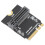 Διεπαφές PCIe: Προσαρμογέας M.2, Υποστήριξη NVME SSD, Ακριβής ευθυγράμμιση ακίδων για 6