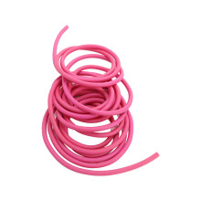 Q4070 5M Pink Natürlicher Latex Gummi Schlauch Elastisches Stretchband für den Außenbereich