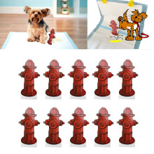 10 Stück Feuerhydrant-Hundekotvlies, 18,5x10cm Welpen-Trainingsunterlagen