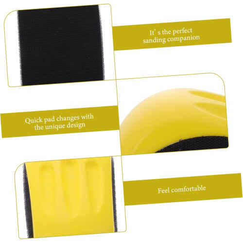 Mouse Shape Sanding Block Automotive Buffing Flat Bottom Design Hand Sander Wet Dry Sanding Replacement Compact For Precision 2