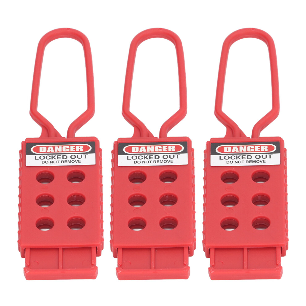 Stã¼Ck 6 Lã¶Cher Tagout Hasps Elektrische Isolierung 7011774383605