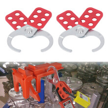 Langlebiges 2er Set, 1,5 Zoll, 6-Loch Stahl-Sicherungssperre Hasp