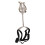 Durable Iron Silver Music Stand, Compact, Stable, Easy Carry 9