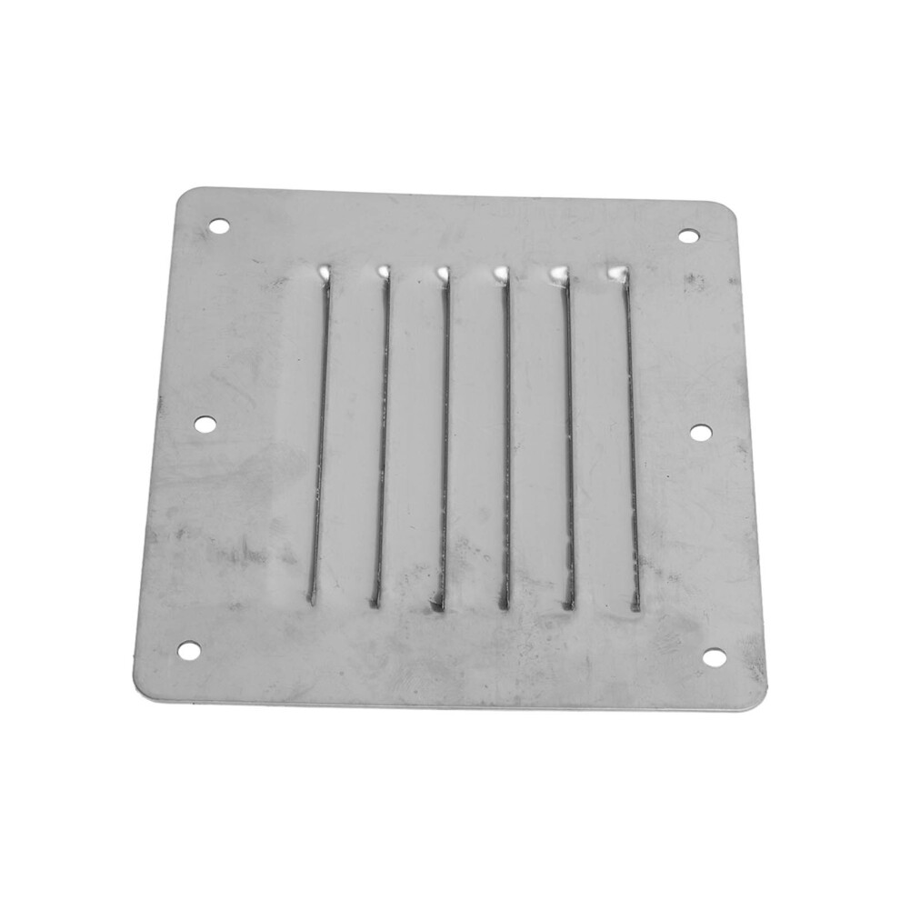 Stainless Steel Rectangular Louvered Air Vent Grill 127X115mm 6941376690126