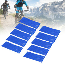 10pcs Blue Reflective Wheel Rim Stickers Waterproof PVC Bike Safety Decals
