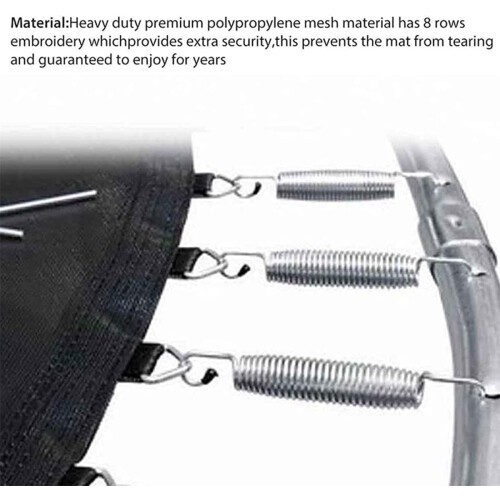 12FT Trampoline Replacement Mat Durable Stitching for Garden Outdoor Use 1