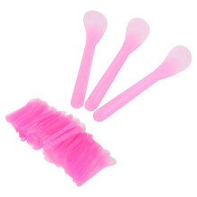 DIY maszk eszközkészlet arcbőrápolás kozmetikai maszk keverő spatulák műanyag fogantyú kényelmes fogás újrafelhasználható mosható