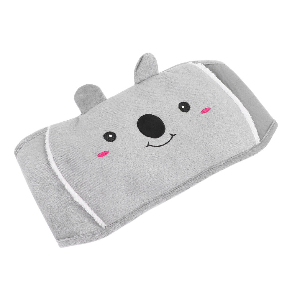 Pink Explosion-Proof Rubber Hot Water Bottle With Adjustable Belt