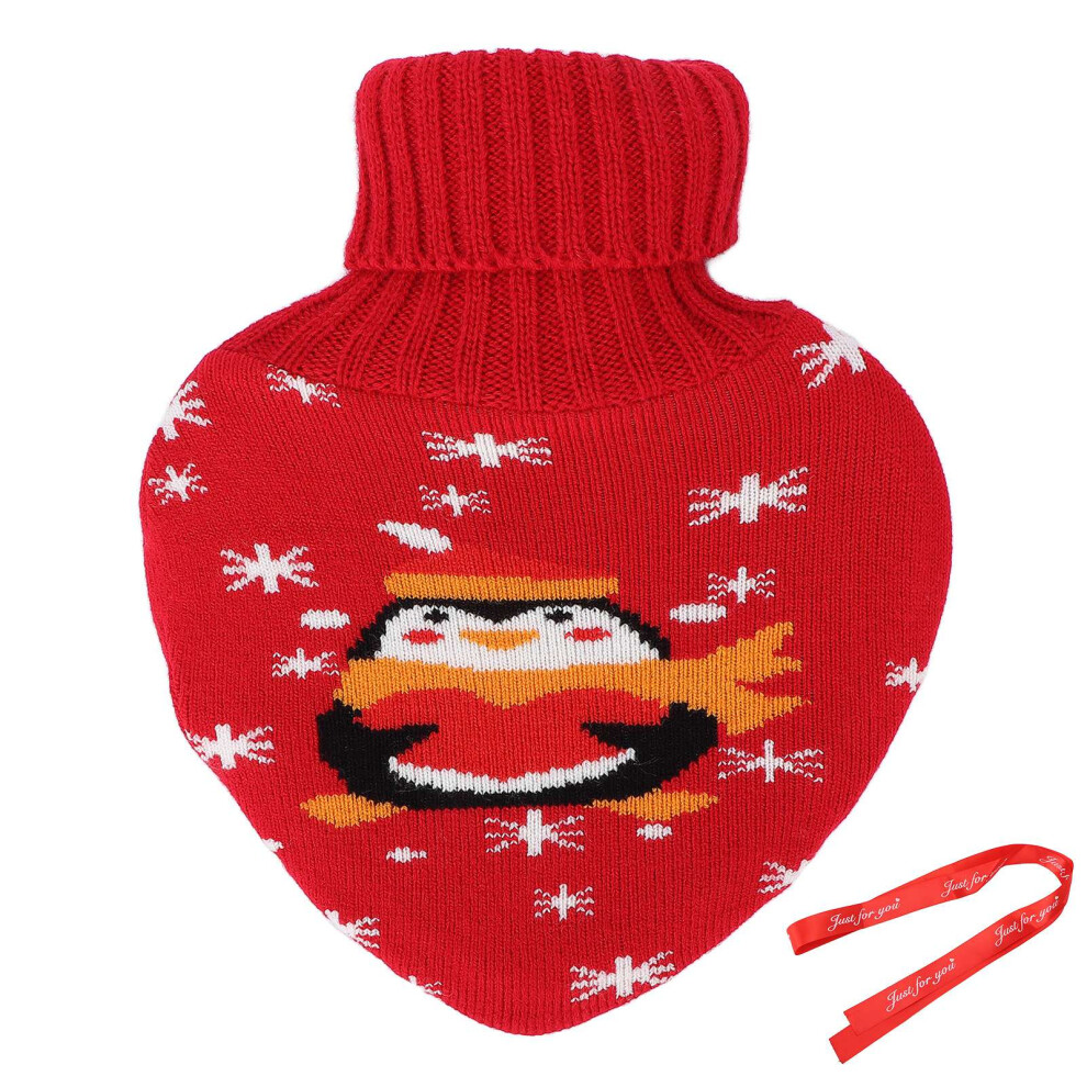 Classic Style Pain Relief Hot Water Bottle, Leakproof Design with Splashproof Lip for Valentine Atmosphere, Warm Cold Therapy 800ml