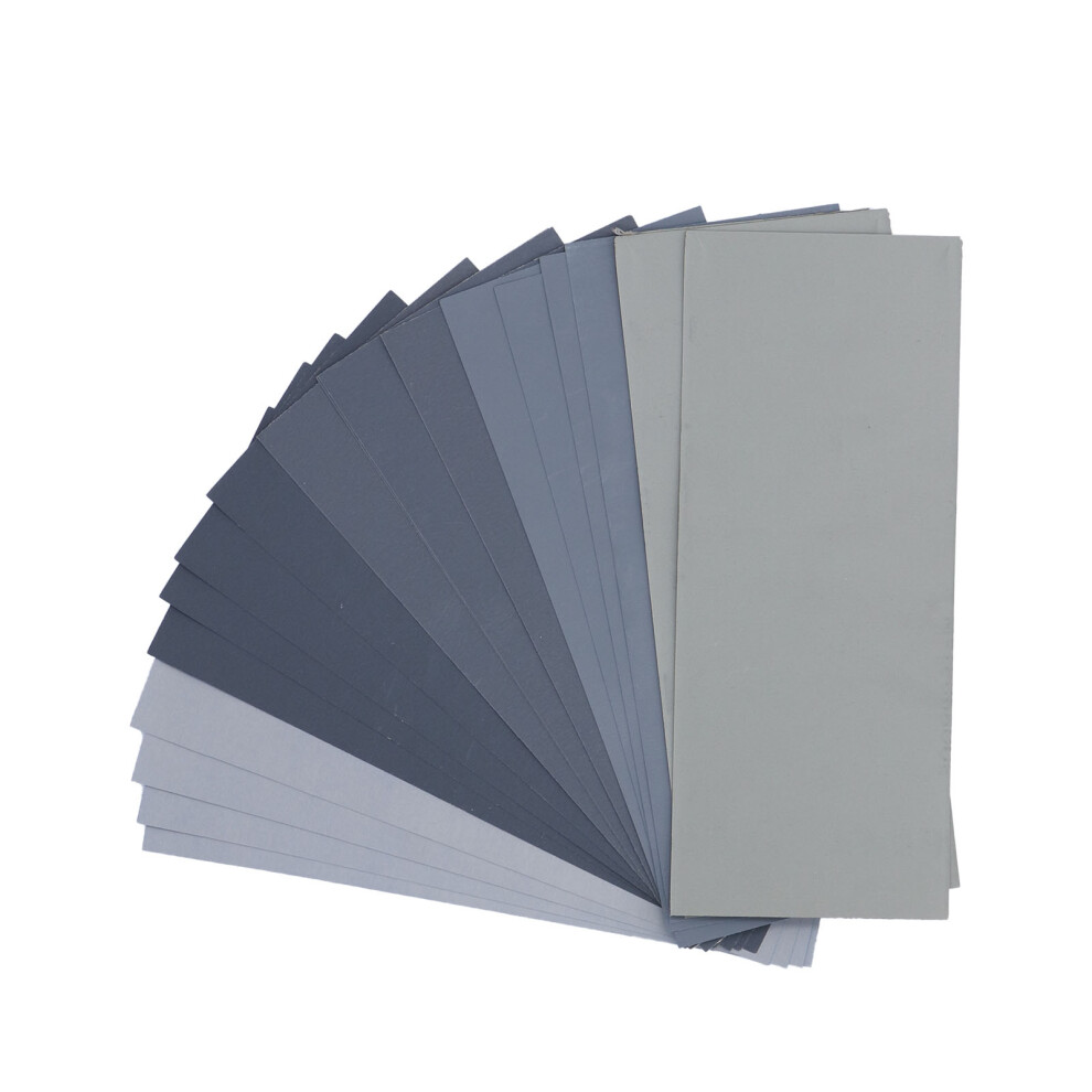 Sandpaper 20Pcs Waterproof Wet Dry Grit For Polishing And Surface Prep 9361376696145
