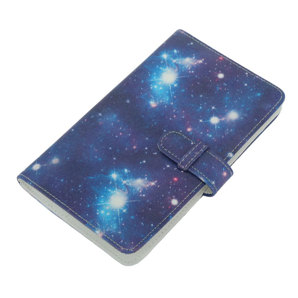 Mini Photo Album 3 Inch Pvc 108 Pockets Wallet Style For Instant Camera Starry Sky Design Compact Size 9187378503201