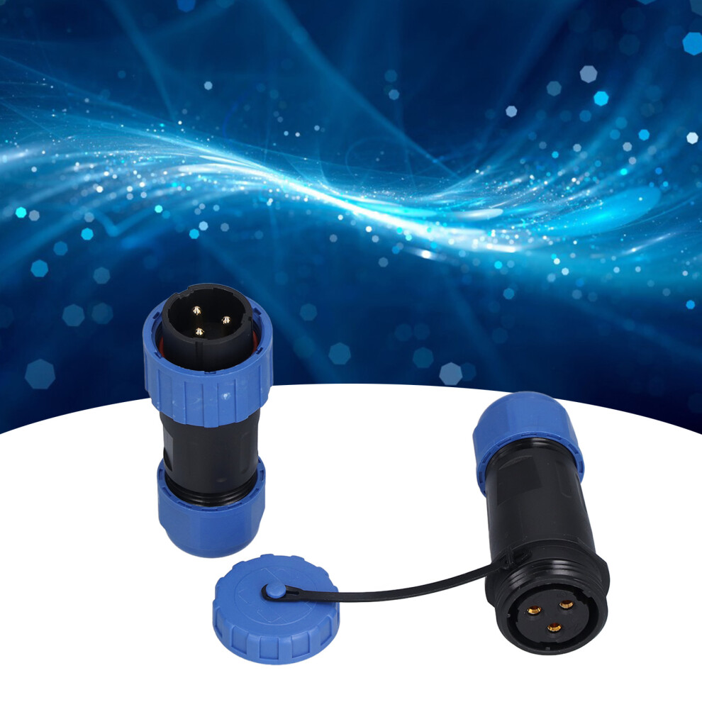 Ip68 Waterproof Aviation Plug 3-Core Solder-Free Terminal, 20Mm 7901376699146