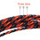Cable Threading Device for Conduit Wiring, Flexible Spring Head Retractable Fish Tape Wire Puller with 6mm Diameter Spring Guide Head and 360 4