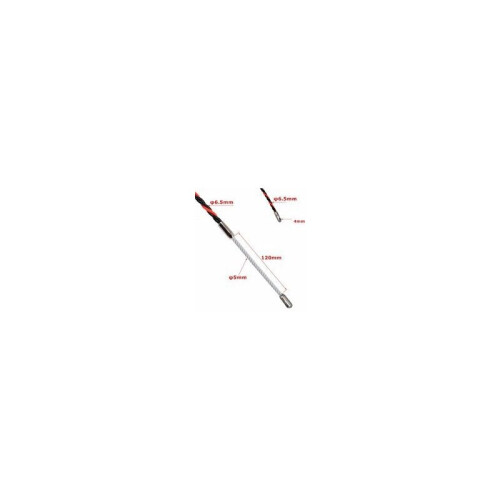 Cable Threading Device for Conduit Wiring, Flexible Spring Head Retractable Fish Tape Wire Puller with 6mm Diameter Spring Guide Head and 360 1