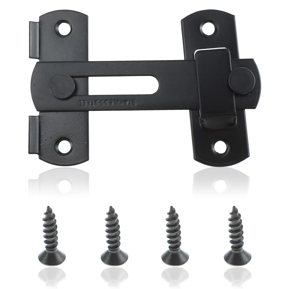 Flip Latch Gate Lock, Premium Material Heavy Duty Barn Door Latch With Applicable Of Flip Latch Gate Latches, Easy Installation Safety Catch For 9009791508765