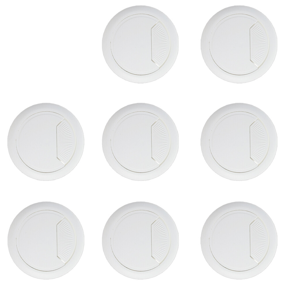 Abs Plastic Inspired Cable Management System, Reusable Fastening Cable Ties Compatible Desk Hole Cover, Cord Organizer For Neat And Organized 9448196752753