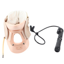 Dispositivo inflável de tração cervical, terapia de tração a ar para alinhamento da coluna e alívio da dor no pescoço, design ergonômico com