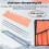10Pcs Chainsaw Sharpener File Kit,Wood Handle,Files,Depth Gauge,Round Files,Filing Guide for Sharpening Chain Saw Blades 3