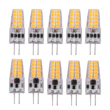 10PCS G4 LED Bulb AC/DC12V-24V 3W LED G4 Light 20LED 360 Angle Light 2835SMD Replace 30W Halogen Lamp,Warm White