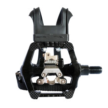 2PCS for Bike Pedals - Hybrid Pedal with Toe Clip