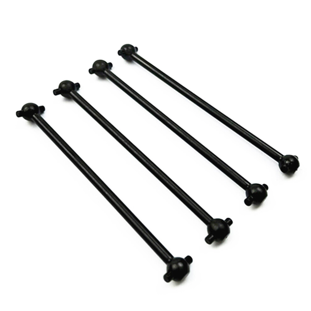 4Pcs Metal Dog Bone Drive Shaft For 144001 124019 124018 Rc Car Upgrades Parts Accessories Black 6032447326126