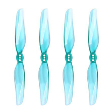 for Nazgul 4030 Prop 4Inch 2-Bladed Propeller Blade Paddle Airscrew Windstick 1.5mm for Freestyle FPV-Transparent