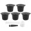 5 Reusable  Capsules Refillable Coffee Capsule Filter with  Coffee Machines with Coffee Spoon Brush 1