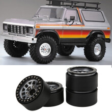 RC Crawler 4pcs 1.9in Aluminum Alloy Beadlock Rims for Off-Road RC Car Parts