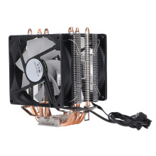 RGB 90mm CPU-Kühlerlüfter Dual 3-pol Heatpipe Geräuschlos