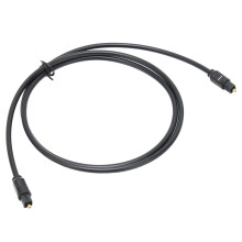 Optische audiokabel, nylon mesh PVC-mantel, kern van synthetische vezels met laag verlies, compatibel met alle digitale audioformaten, lengte 1 meter