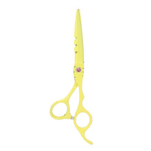 Tesoura de tosa para cães de 15 cm (6 polegadas), tesoura ergonômica de aço inoxidável com parafuso de tensão ajustável para salão de beleza,