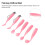 2er Pack Pinkes Silikon-Schwimmköder-Set – Süß- und Salzwasser 8