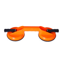 Double Claw Vacuum Suction Cups Manual Handling Glass Lifter Tile Floor Suction Heavy Duty Strong Load Capacity Non Slip Handle Locking Lever For