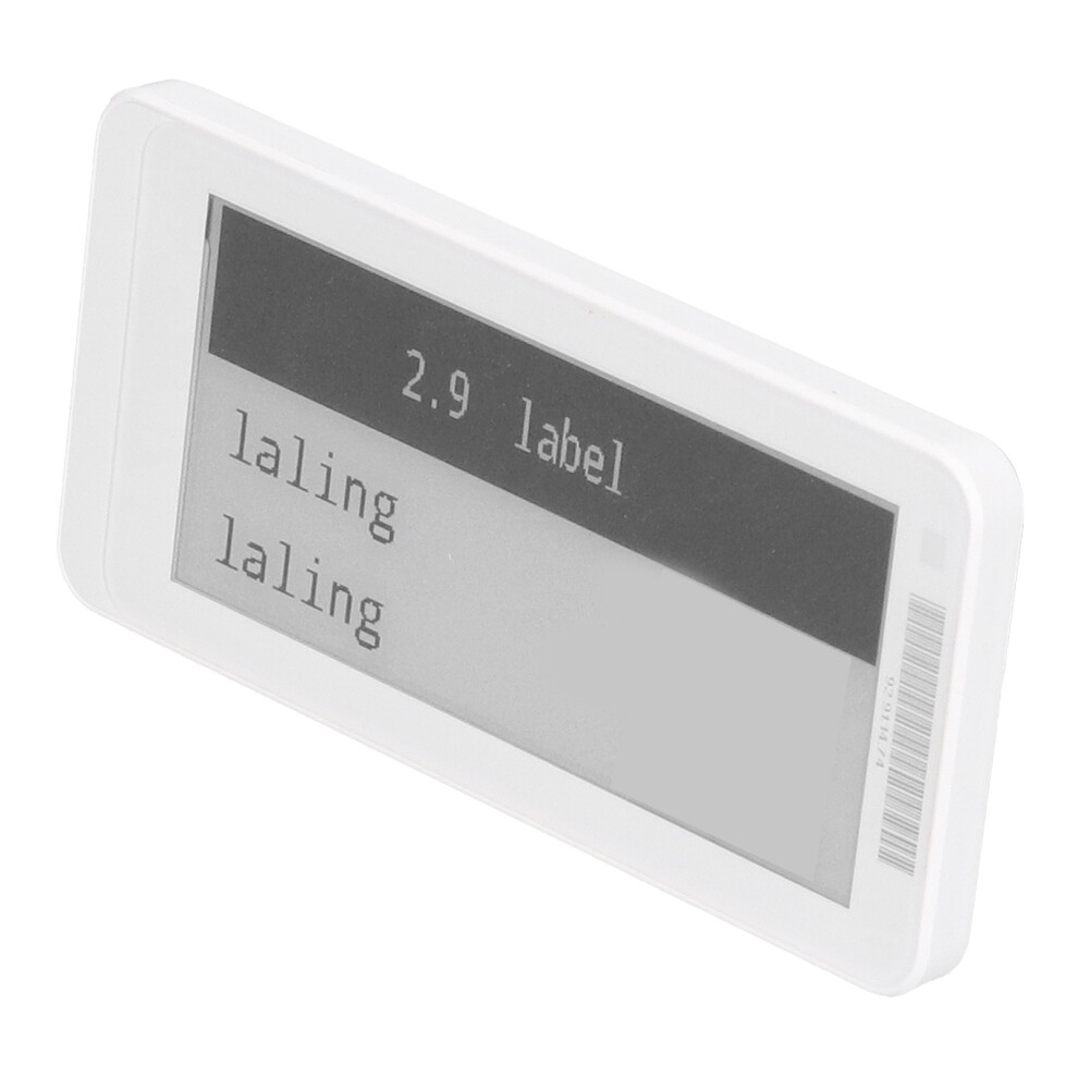 Smart Electronic Shelf Label 2.9 Inch Tft Screen Esl Price Tag Black White 6911376712333