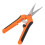Spring Loaded Stainless Steel Garden Shears 6.5in Orange Pruning Scissors 14