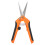 Spring Loaded Stainless Steel Garden Shears 6.5in Orange Pruning Scissors 2