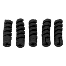 Fahrradrahmen-Schutzgummischläuche 5er-Pack für Kabelummhuis und Brems- und Schalthebel