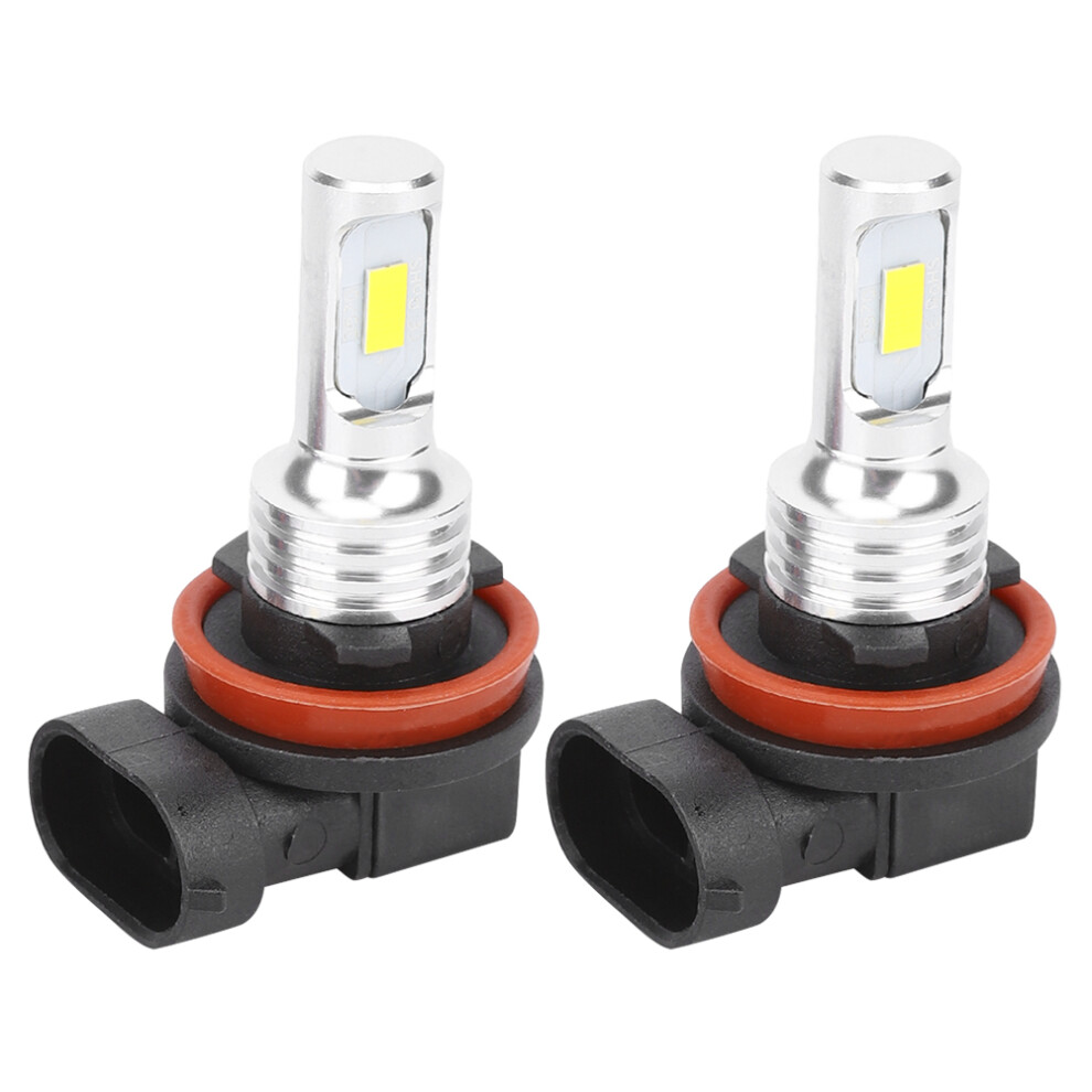 Led Headlight Bulbs Super Bright Beam H8 H11 8000K 80W With Decoder, Efficient Heat Dissipation Aluminum Body For Car Fog Lights Daytime Yellow 9358999829883
