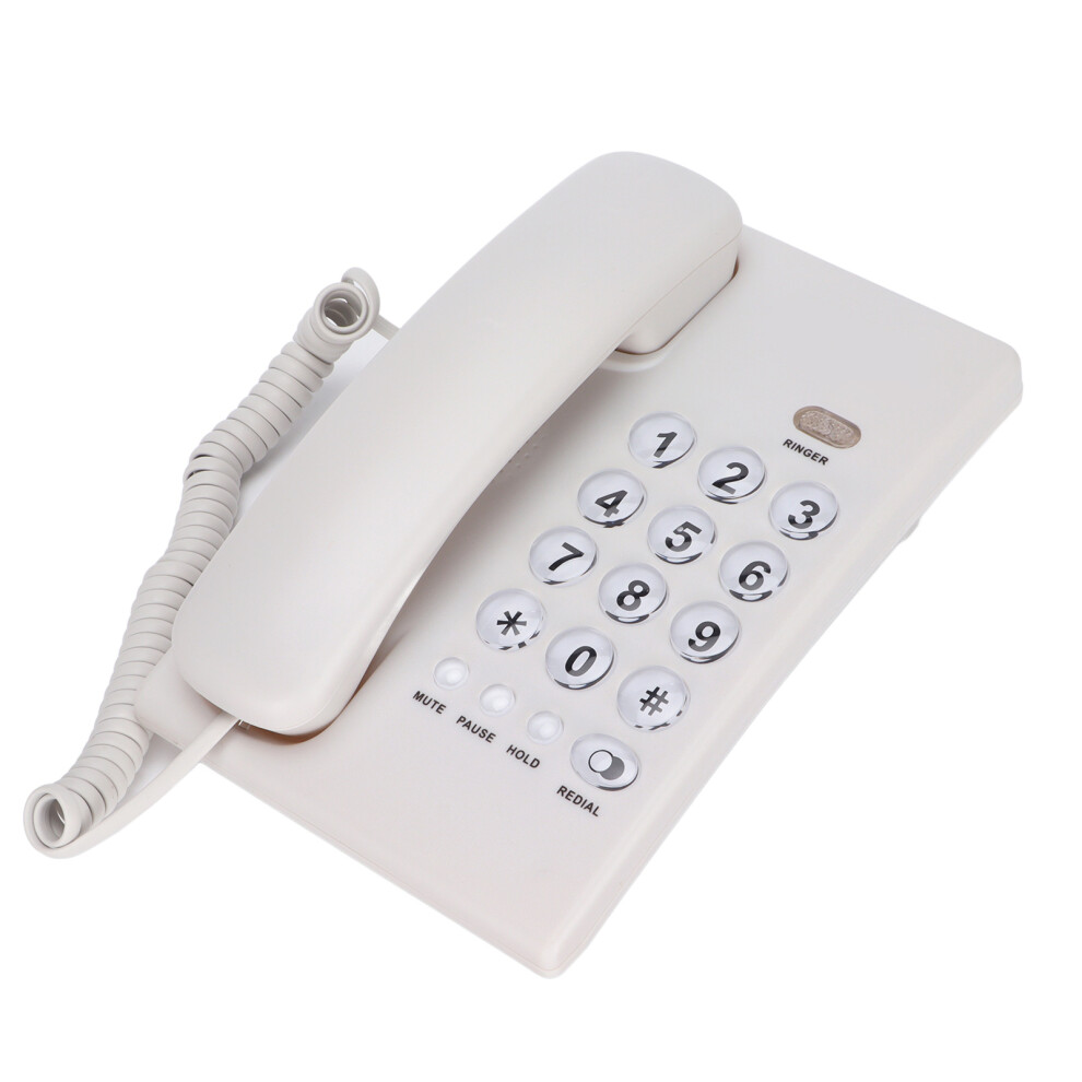 Kxt504 Corded Phone With Last Call Recall And Large Keypad White 5041376715810