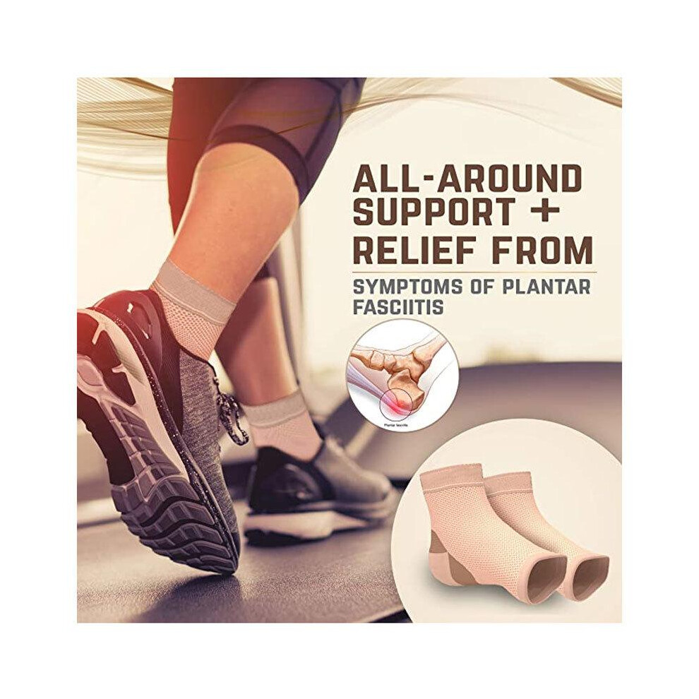 Ankle Compression Sleeve for Arch Support & Heel Discomfort Relief