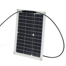 15W 18V Monokristallines Solarmodul-Set für Auto, Boot, Wohnmobil und Outdoor