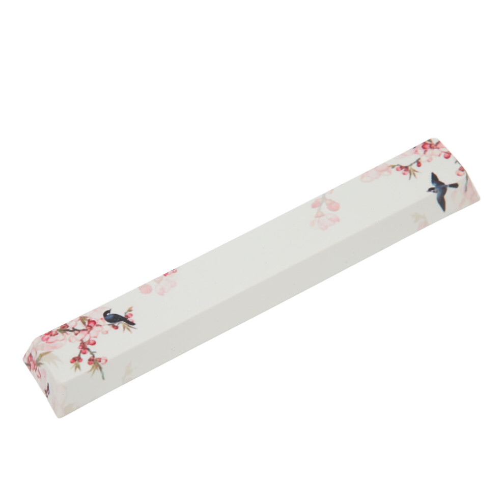 Colorful Pbt Spacebar Keycap For Universal Mechanical Keyboard, Exquisite Flower Design 9371376719478